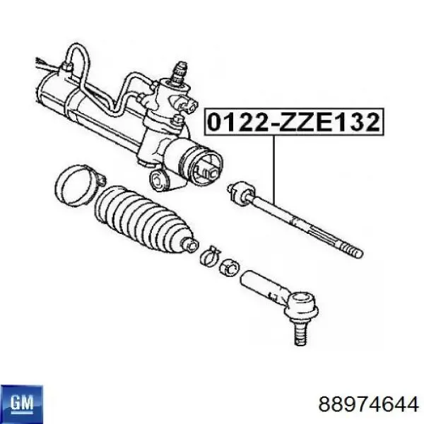 Рульова тяга 88974644 General Motors