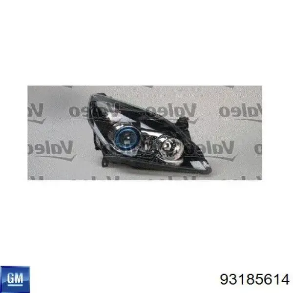 Фара ліва 93185614 General Motors