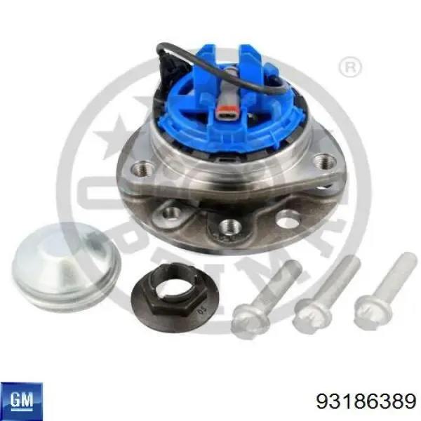 Передня маточина 93186389 General Motors