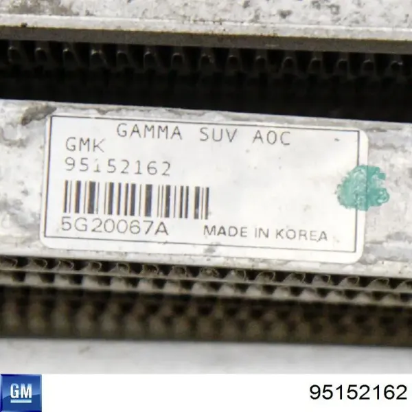 Радіатор охолодження, АКПП 95152162 General Motors