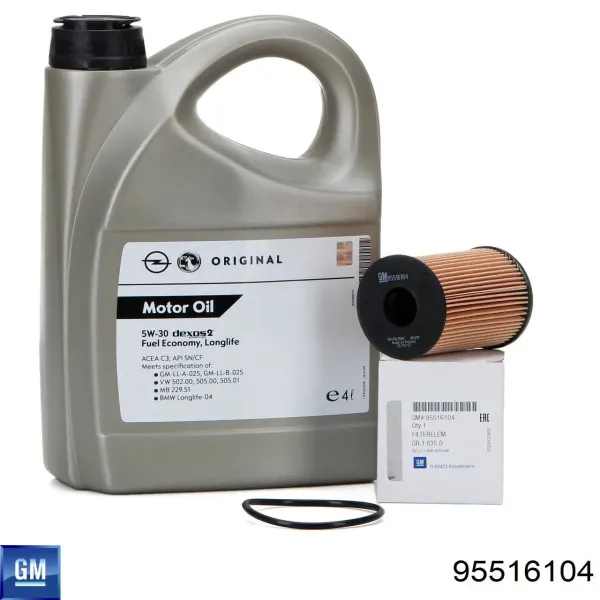 Масляний фільтр 95516104 General Motors
