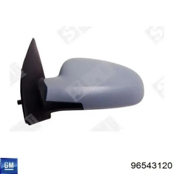 Ліве бокове дзеркало 2500514E Polcar