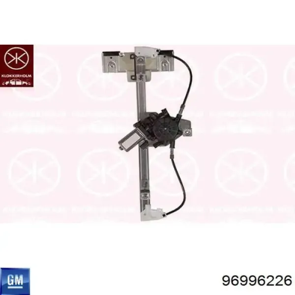 Склопідйомник передньої лівої двері 96996226 General Motors