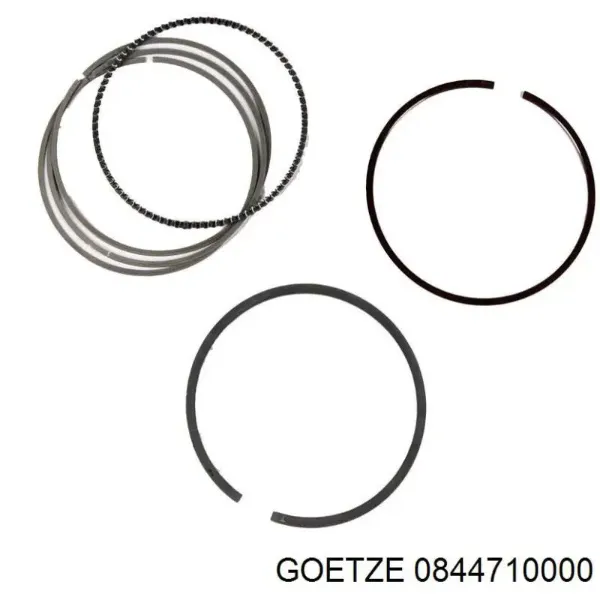 Кільця поршневі на 1 циліндр, STD. 681RS001090N0 Mahle Original