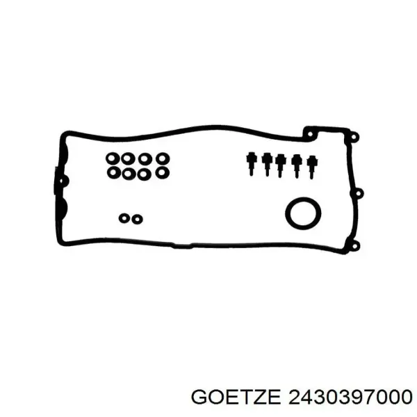 Прокладка клапанної кришки, права 2430397000 Goetze