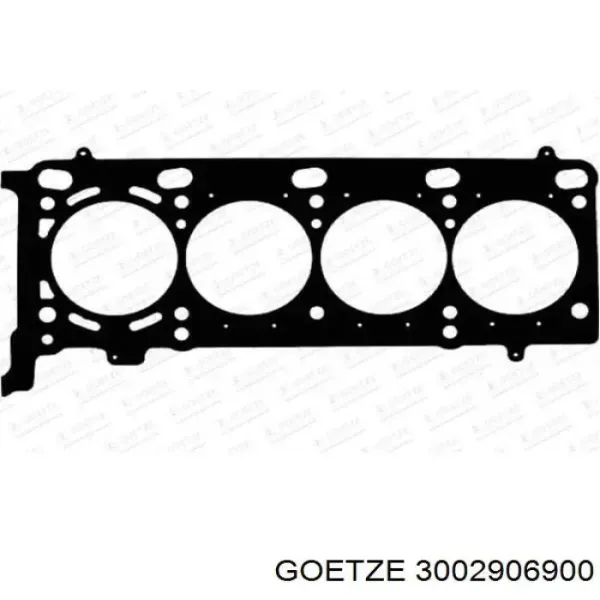 Прокладка головки блока циліндрів (ГБЦ), права 3002906900 Goetze