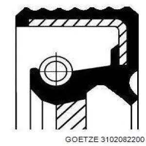 Сальник коленвалу 3102082200 Goetze