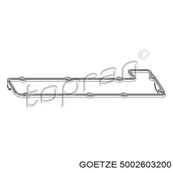 Прокладка клапанної кришки 5002603200 Goetze