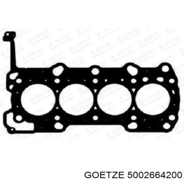 Прокладка передньої кришки двигуна, нижня 5002664200 Goetze
