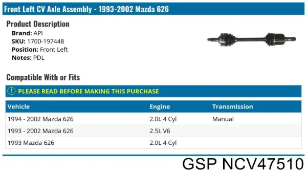  NCV47510 GSP