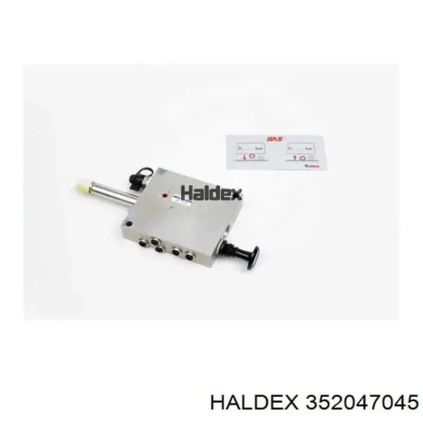Клапан магістральний регулювання рівня підвіски 352047045 Haldex