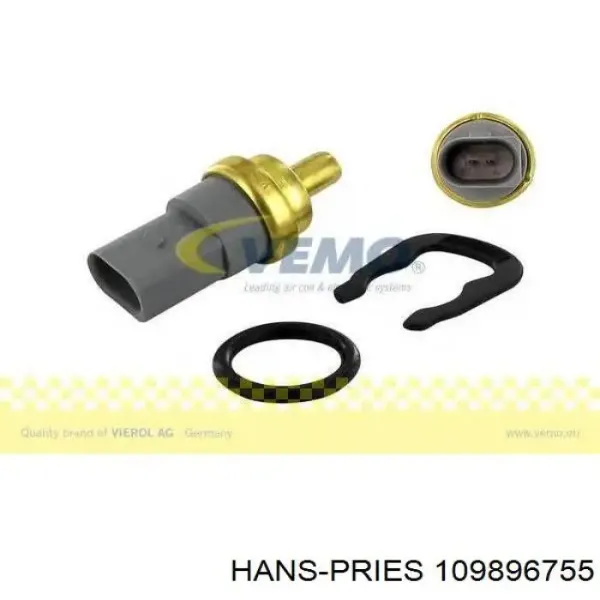 Датчик температури охолоджуючої рідини 109896755 Hans Pries (Topran)