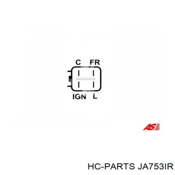 Генератор JA753IR HC Parts
