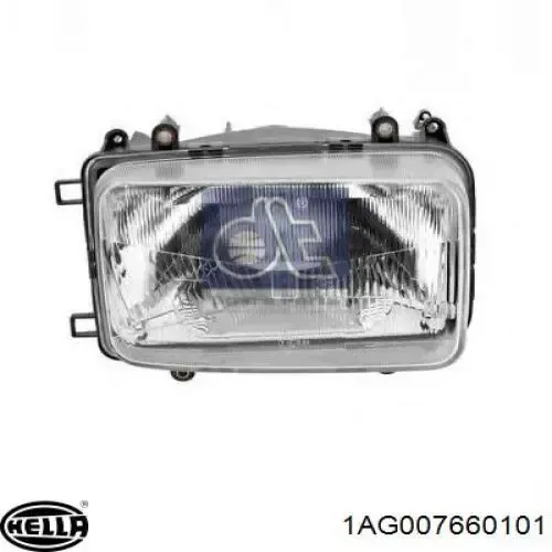 Фара права 1AG007660101 HELLA