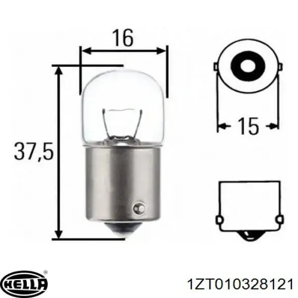 Фара права 7P1941044 VAG