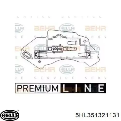 Резистор пічки 5HL351321131 HELLA