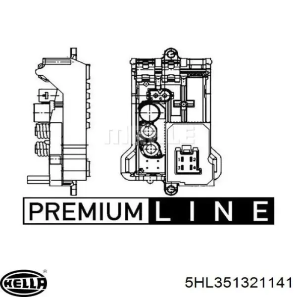 Резистор пічки 5HL351321141 HELLA