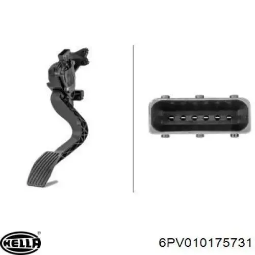 Педаль газу 52013951 Fiat/Alfa/Lancia