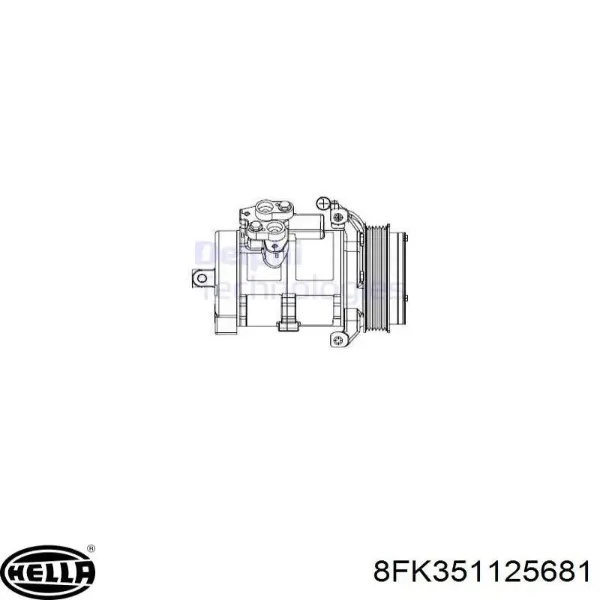 Компресор кондиціонера 8FK351125681 HELLA