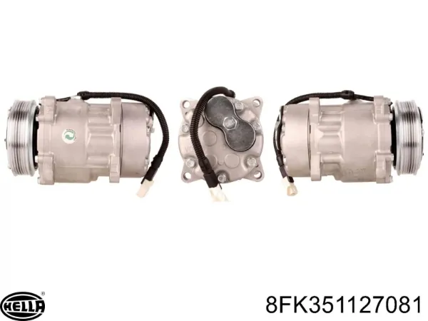 Компресор кондиціонера SD7V161172 Sanden