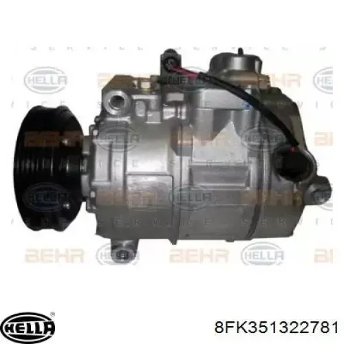 Компресор кондиціонера 8FK351322781 HELLA
