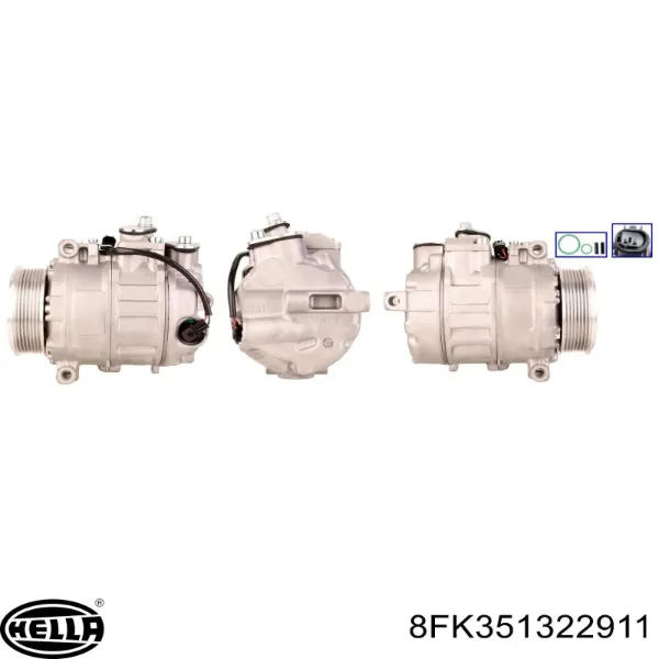 Насос кондиціонера Mercedes A0002309211