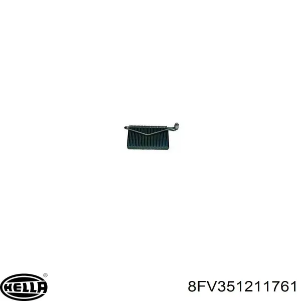 Випаровувач кондиціонера 8FV351211761 HELLA