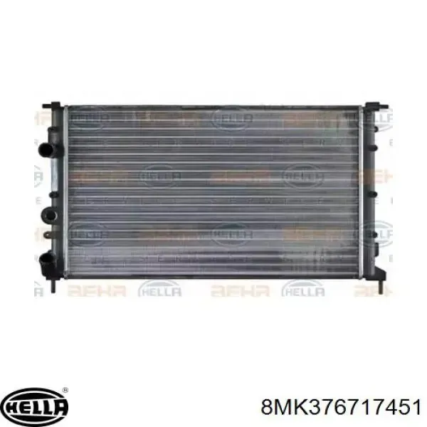 Радіатор 8MK376717451 HELLA