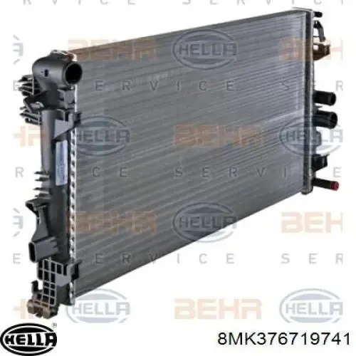 Радіатор 8MK376719741 HELLA