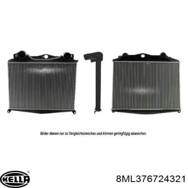 Інтеркулер 8ML376724321 HELLA