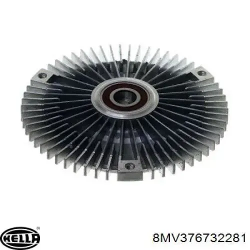 Вискомуфта вентилятора 90220339 Opel