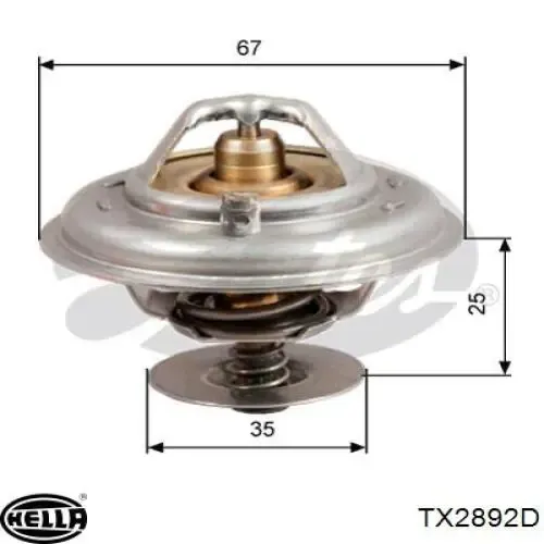 Термостат TX2892D HELLA