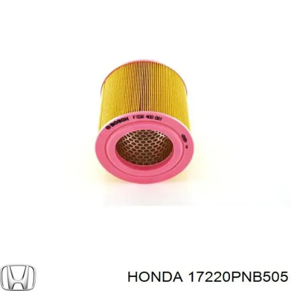 Повітряний фільтр 17220PNB505 Honda