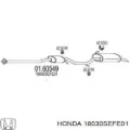 Глушник, середня і задня частина Honda Accord CL, CM