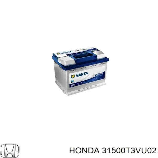 Акумуляторна батарея, АКБ 31500T3VU02 Honda