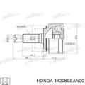 Піввісь права Honda Accord CL, CM