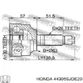 Піввісь права Honda FR-V BE