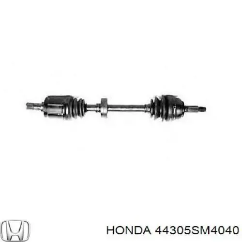 Піввісь права Honda Accord IV