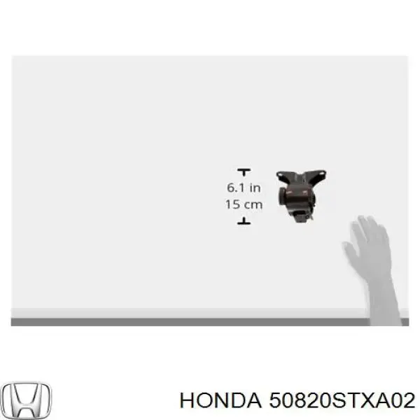 Подушка (опора) двигуна, права 50820STXA02 Honda