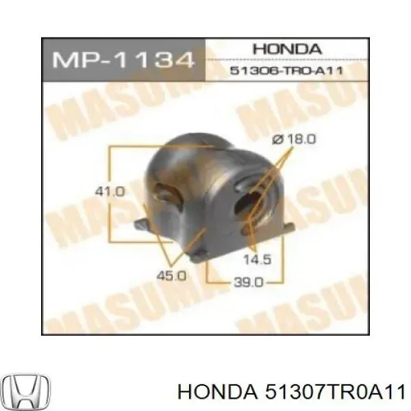 Втулка стабілізатора переднього, ліва 51307TR0A11 Honda