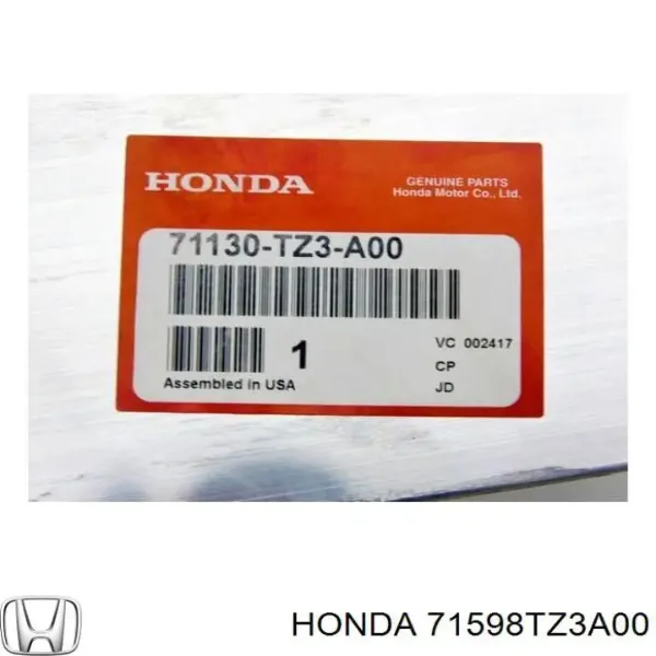  71598TZ3A00 Honda