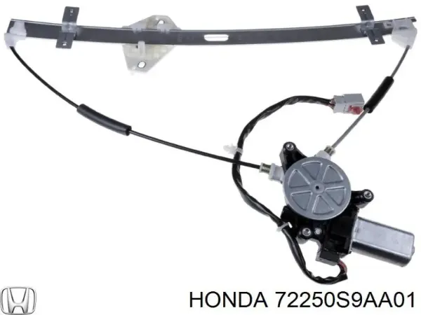 Склопідйомник передньої лівої двері 72250S9AA01 Honda