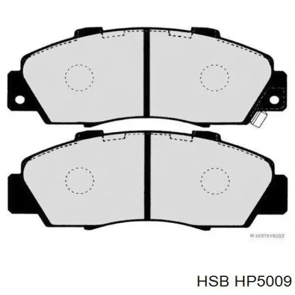 Передні тормозні колодки HP5009 HSB