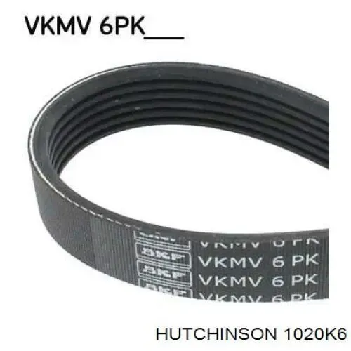 Ремінь генератора 1020K6 Hutchinson