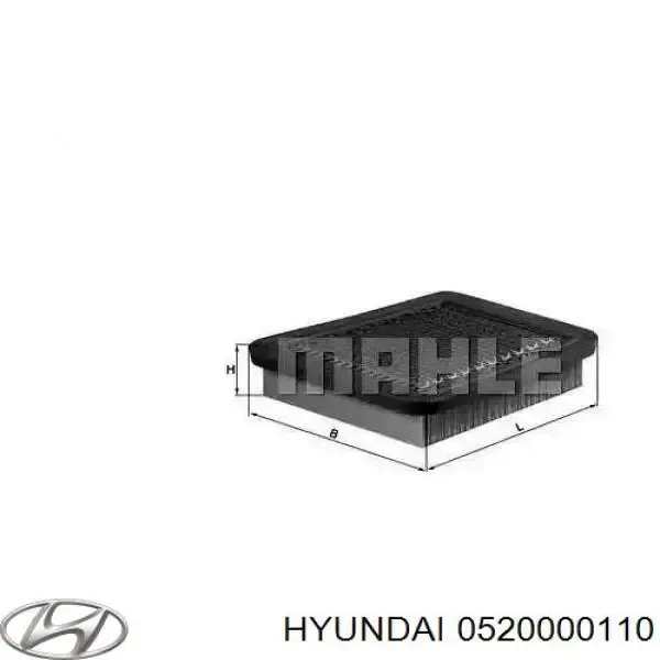 Моторне масло 0520000110 Hyundai/Kia