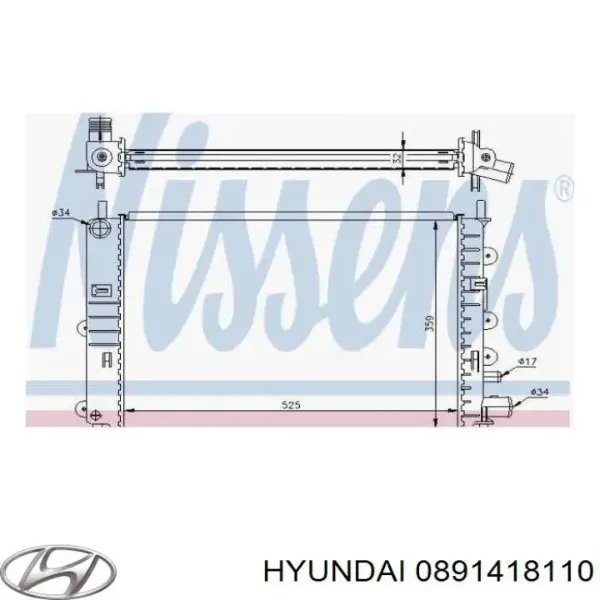 Купити 0891418110 Hyundai/Kia Свічка запалювання