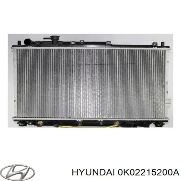 Радіатор 0K02215200A Hyundai/Kia