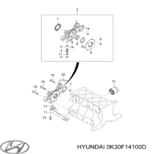 0K30F14100D HYUNDAI