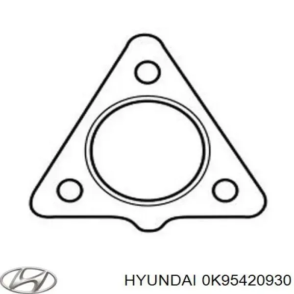 Прокладка глушника 0K95420930 Hyundai/Kia