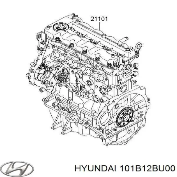 Двигун 101B12BU00 Hyundai/Kia